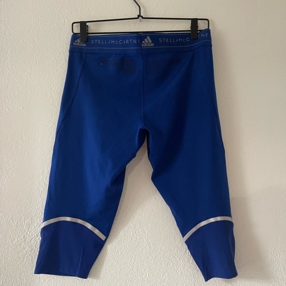 Adidas Stella McCartney training climachill run 3/4 leggings blue medium - Picture 3 of 5